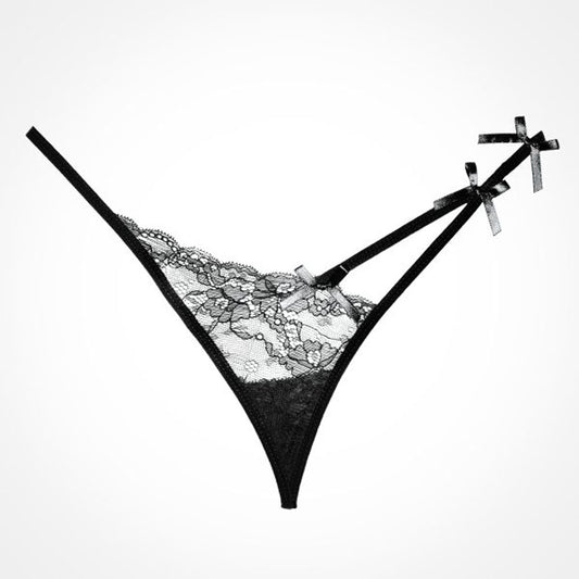 Allure Lingerie Allure Pixie G String Panty - One Size - Black