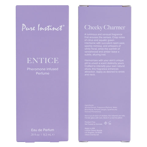 Pure Instinct Signature Collection Pheromone Perfume - Entice 9.2ml