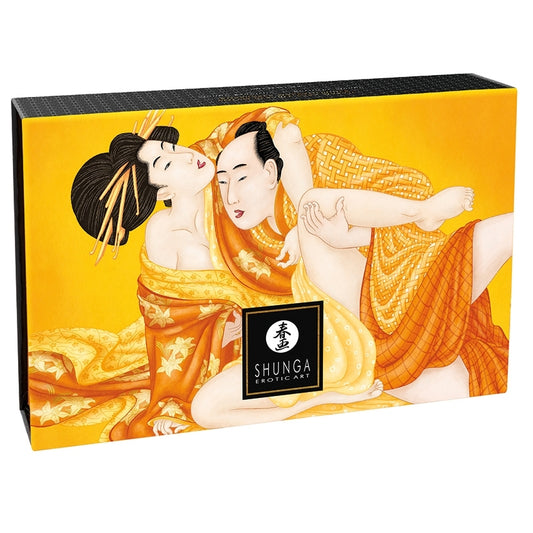 Shunga - Kissable Massage Body Powder Gift Box - Mango 2.65oz