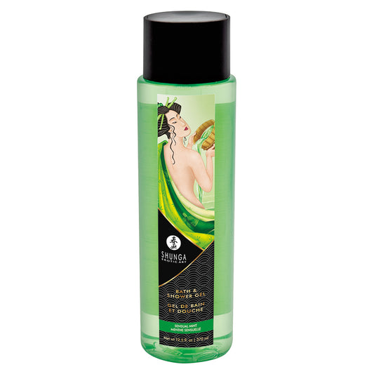 Shunga - Kissable Bath and Shower Gel - Mint 12.5oz