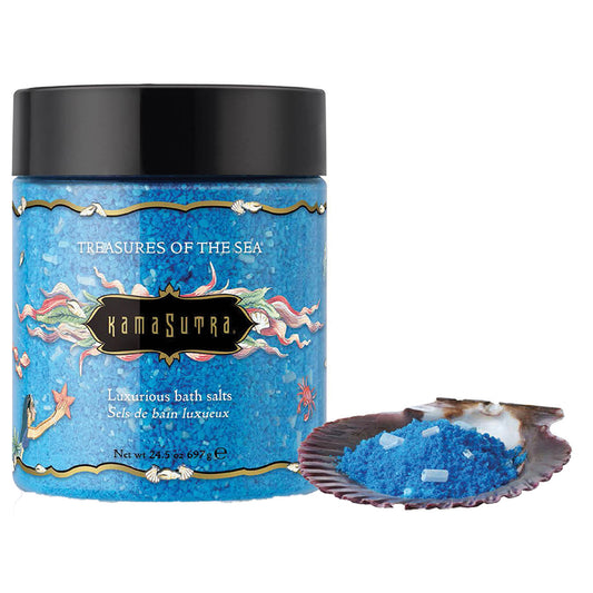 Kama Sutra Treasures of the Sea Bath Salts w/ Shell Scoop - 24.5oz