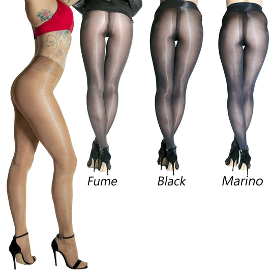 Platino CleanCut 40 Waistband Free Sexy ShinePantyhose Online